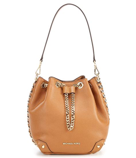 michael kors alanis medium pebbled leather bucket bag|Alanis Small Pebbled Leather Bucket Bag .